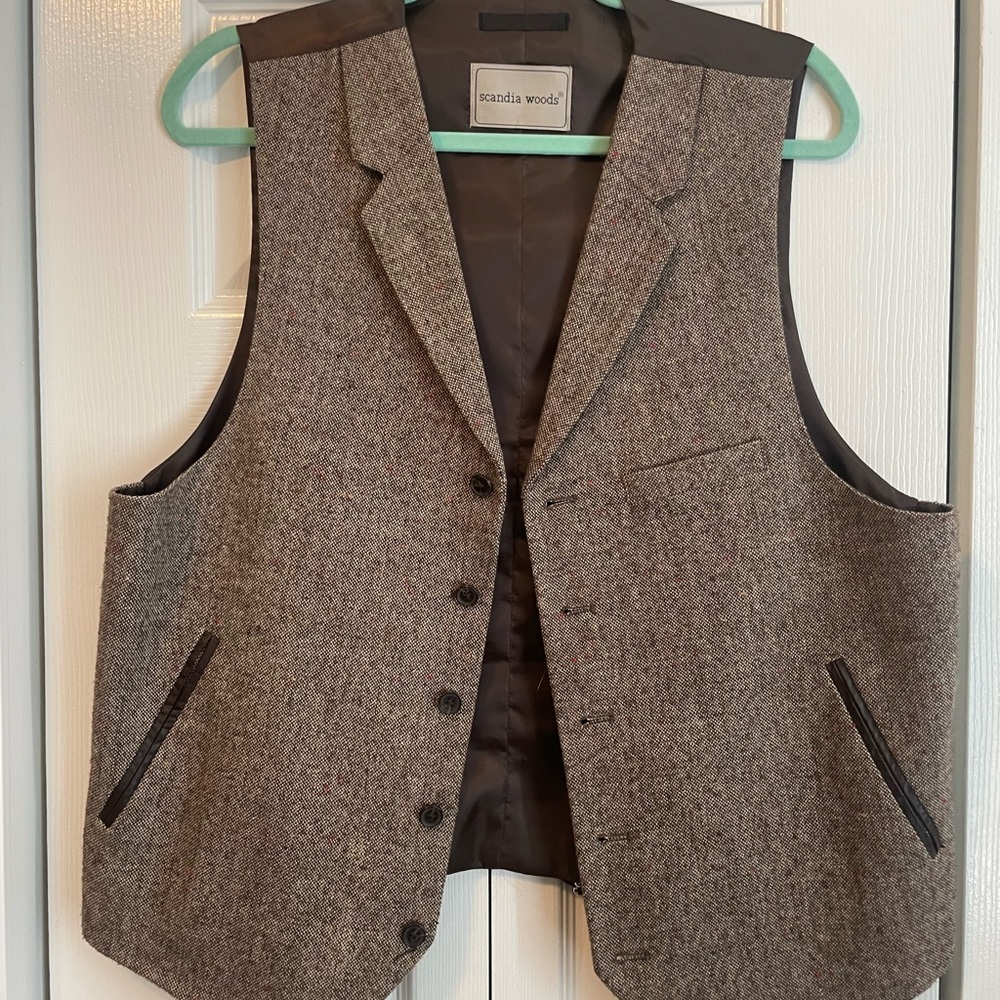Scandia Woods Tweed Vest, L